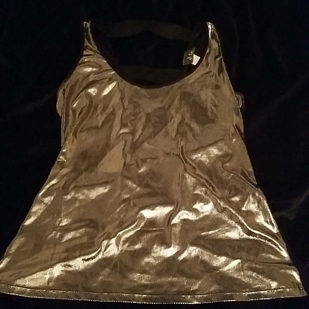 Silver sparkly shirt